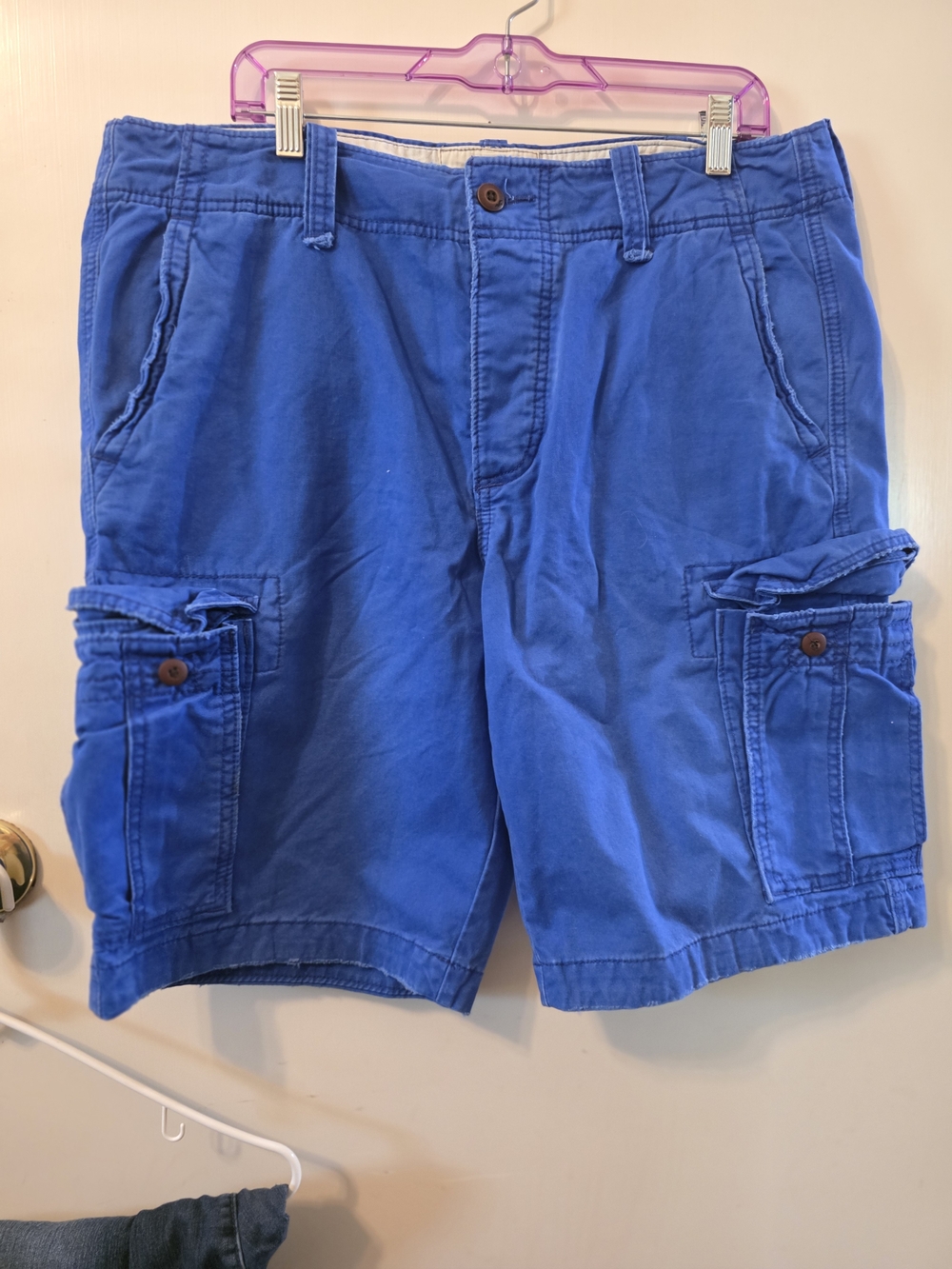 Hollister Royal Blue Cargo Shorts